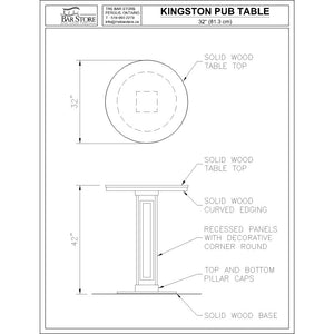 Kingston Pub Table